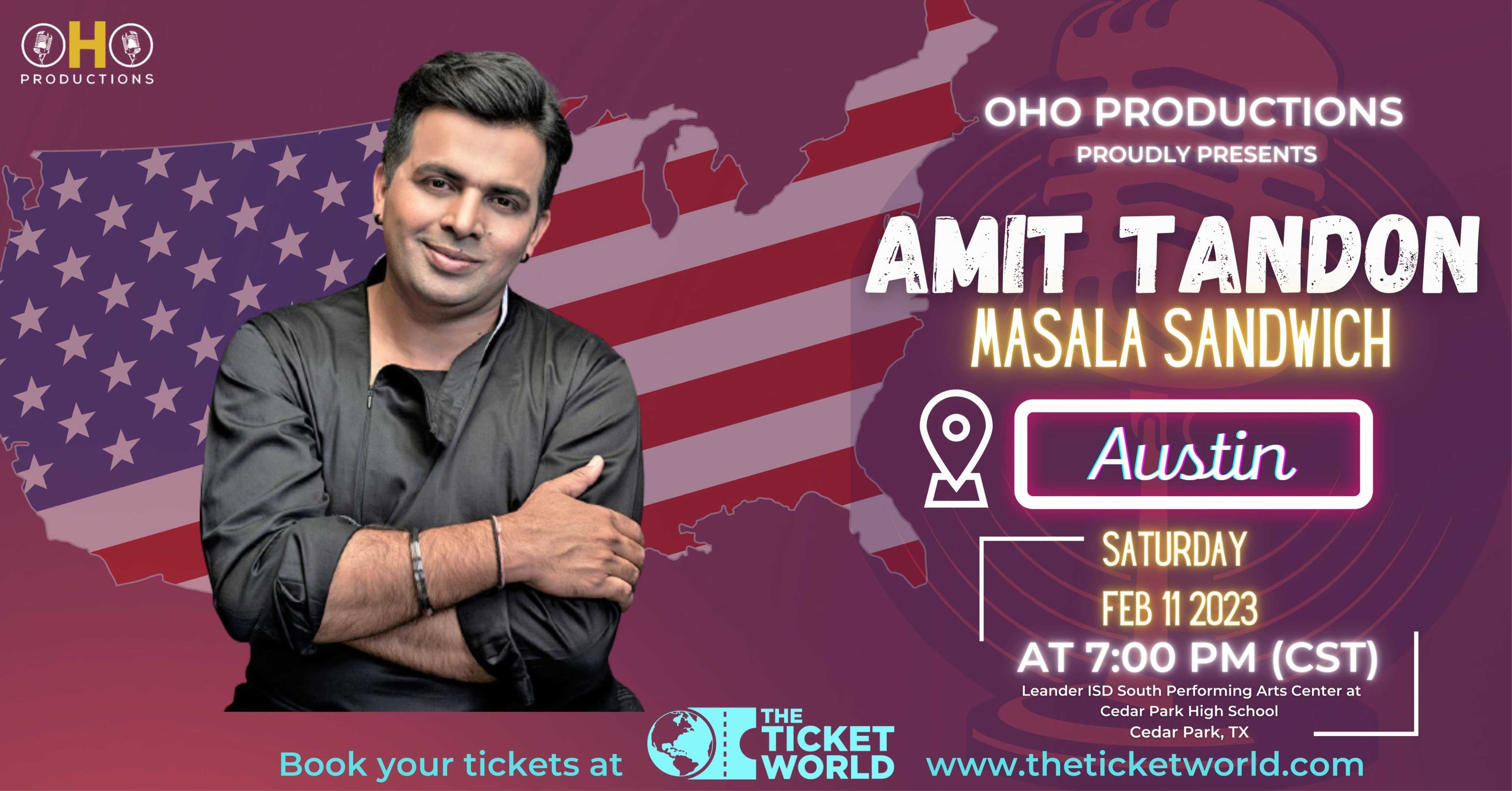 Amit Tandon Event Tickets Buy Verified Tickets for StandUp Comedy